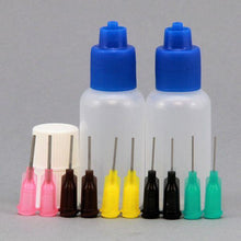 Load image into Gallery viewer, 1/2oz Henna Applicator Bottles with 5 Tips - 2 Each