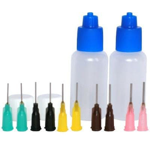 1/2oz Henna Applicator Bottles with 5 Tips - 2 Each